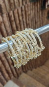 Kashmiri Ghungroo Bangles With Moti Work Wholesale In India